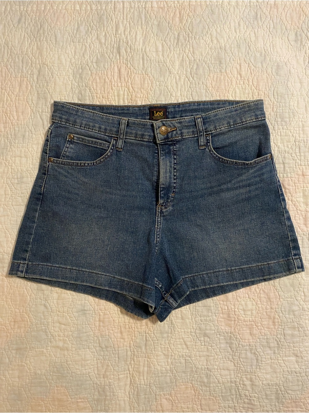 Lee Women's Midwash Denim Jean Shorts - size 12